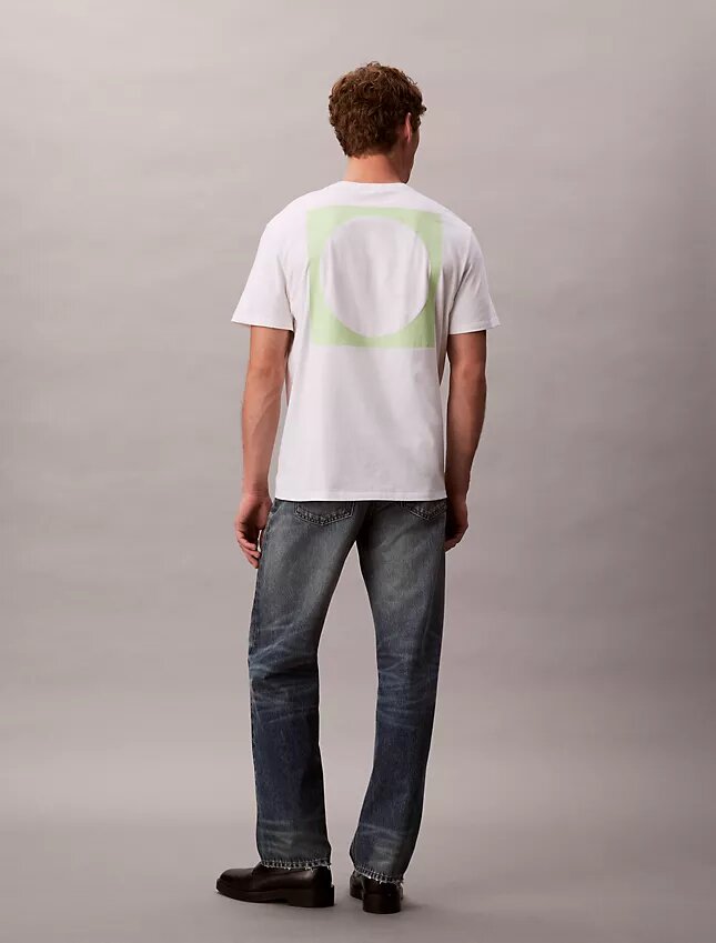 Φαρδύ T-shirt με γραφικό κύκλου Φαρδύ T-shirt με γραφικό κύκλου
