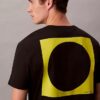 Φαρδύ T-shirt με γραφικό κύκλου Φαρδύ T-shirt με γραφικό κύκλου