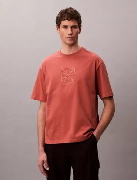 Φαρδύ T-shirt με γραφικό λογότυπο