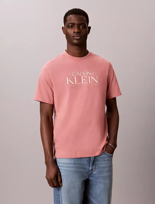 Φαρδύ T-shirt με γραφικό λογότυπο Φαρδύ T-shirt με γραφικό λογότυπο