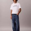 Φαρδύ T-shirt με γραφικό λογότυπο Φαρδύ T-shirt με γραφικό λογότυπο