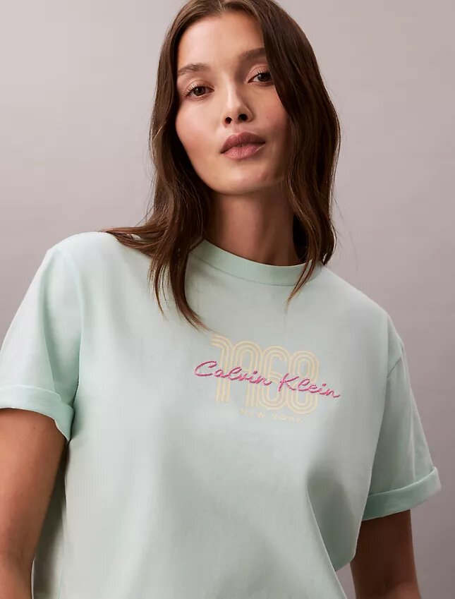 Φαρδύ T-shirt με λογότυπο 1968 Φαρδύ T-shirt με λογότυπο 1968