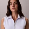 Φορέμα χωρίς μανίκια με φερμουάρ 1/4 από French Terry