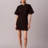 Φορέμα T-shirt με λογότυπο και ραβδώσεις Φορέμα T-shirt με λογότυπο και ραβδώσεις