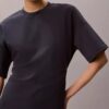 Φορέμα T-shirt με λογότυπο και ραβδώσεις Φορέμα T-shirt με λογότυπο και ραβδώσεις