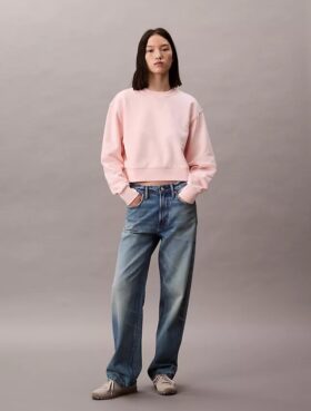 Φούτερ French Terry Cropped Relaxed