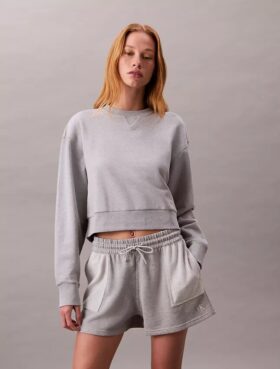 Φούτερ French Terry Cropped Relaxed