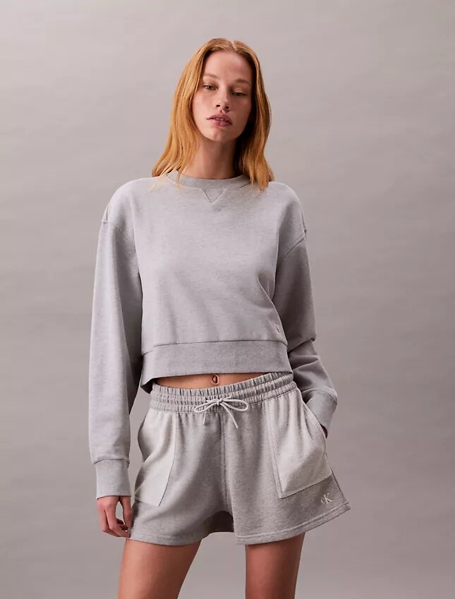 Φούτερ French Terry Cropped Relaxed Φούτερ French Terry Cropped Relaxed