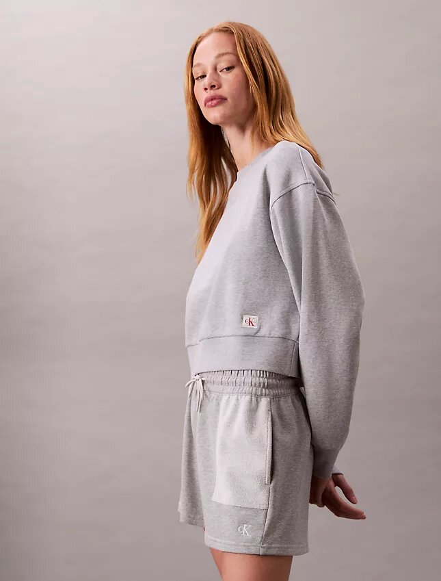 Φούτερ French Terry Cropped Relaxed Φούτερ French Terry Cropped Relaxed