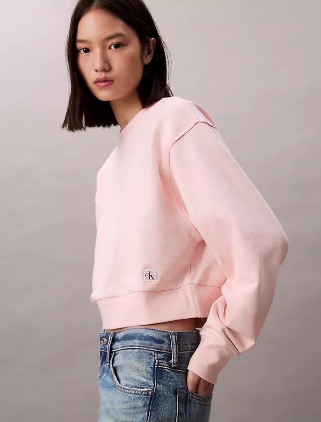 Φούτερ French Terry Cropped Relaxed Φούτερ French Terry Cropped Relaxed