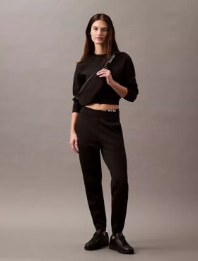 Φούτερ με κοντό μανίκι και στρογγυλό λαιμό