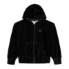 Φούτερ με κουκούλα από βελούδο για κορίτσια Φούτερ με κουκούλα από βελούδο για κορίτσια