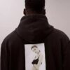 Φούτερ με κουκούλα και γραφικό της Kate Moss Φούτερ με κουκούλα και γραφικό της Kate Moss