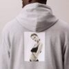 Φούτερ με κουκούλα και γραφικό της Kate Moss