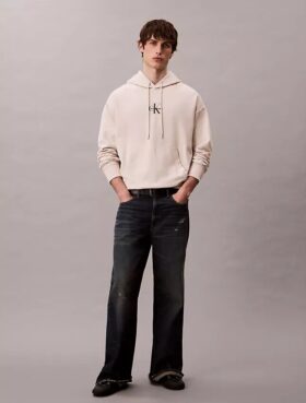 Φούτερ με κουκούλα Monologo Premium Fleece