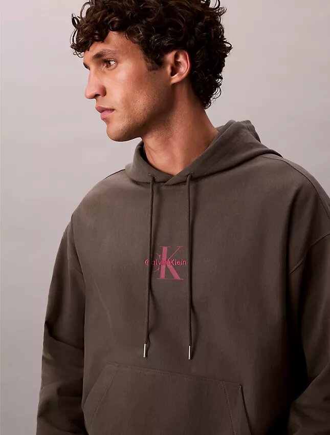 Φούτερ με κουκούλα Monologo Premium Fleece Φούτερ με κουκούλα Monologo Premium Fleece