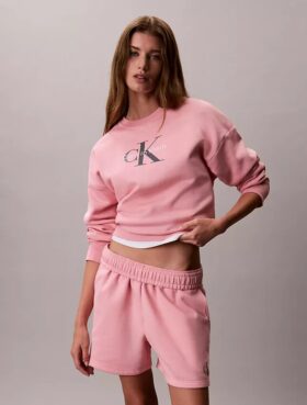 Φούτερ Monologo Fleece με χαλαρή εφαρμογή