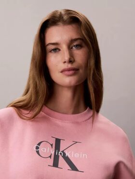 Φούτερ Monologo Fleece με χαλαρή εφαρμογή