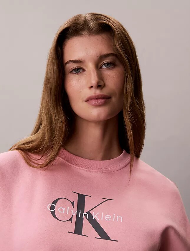 Φούτερ Monologo Fleece με χαλαρή εφαρμογή Φούτερ Monologo Fleece με χαλαρή εφαρμογή