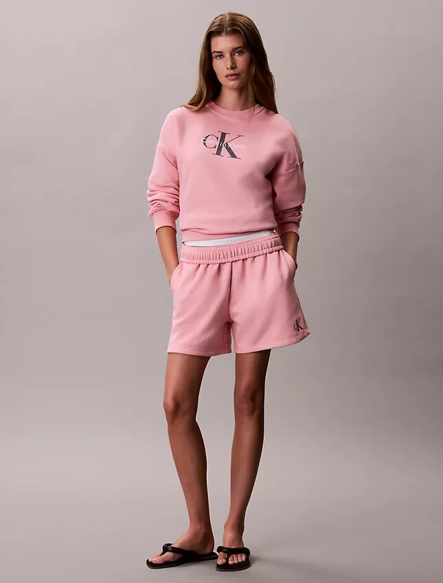 Φούτερ Monologo Fleece με χαλαρή εφαρμογή Φούτερ Monologo Fleece με χαλαρή εφαρμογή