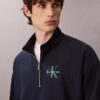 Φούτερ Monologo Premium Terry με φερμουάρ στο μπροστινό μέρος Φούτερ Monologo Premium Terry με φερμουάρ στο μπροστινό μέρος