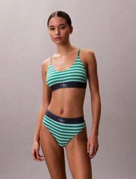 Γραφικό Monogram Microfiber Ελαστικό Unlined Bralette