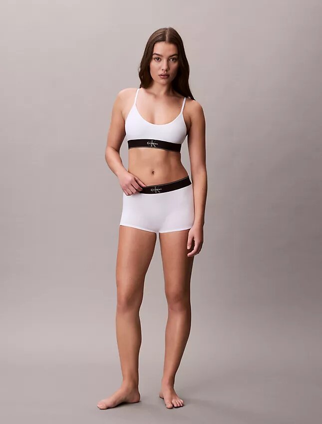 Γραφικό Monogram Microfiber Ελαστικό Unlined Bralette Γραφικό Monogram Microfiber Ελαστικό Unlined Bralette
