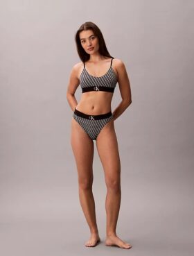 Γραφικό Monogram Microfiber Ελαστικό Unlined Bralette