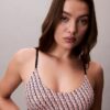 Γραφικό Monogram Microfiber Ελαστικό Unlined Bralette Γραφικό Monogram Microfiber Ελαστικό Unlined Bralette