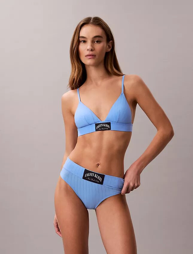 Heritage Classic Cotton Stretch Ελαφρώς επενδεδυμένο τριγωνικό Bralette Heritage Classic Cotton Stretch Ελαφρώς επενδεδυμένο τριγωνικό Bralette