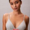 Heritage Classic Cotton Stretch Ελαφρώς επενδεδυμένο τριγωνικό Bralette Heritage Classic Cotton Stretch Ελαφρώς επενδεδυμένο τριγωνικό Bralette