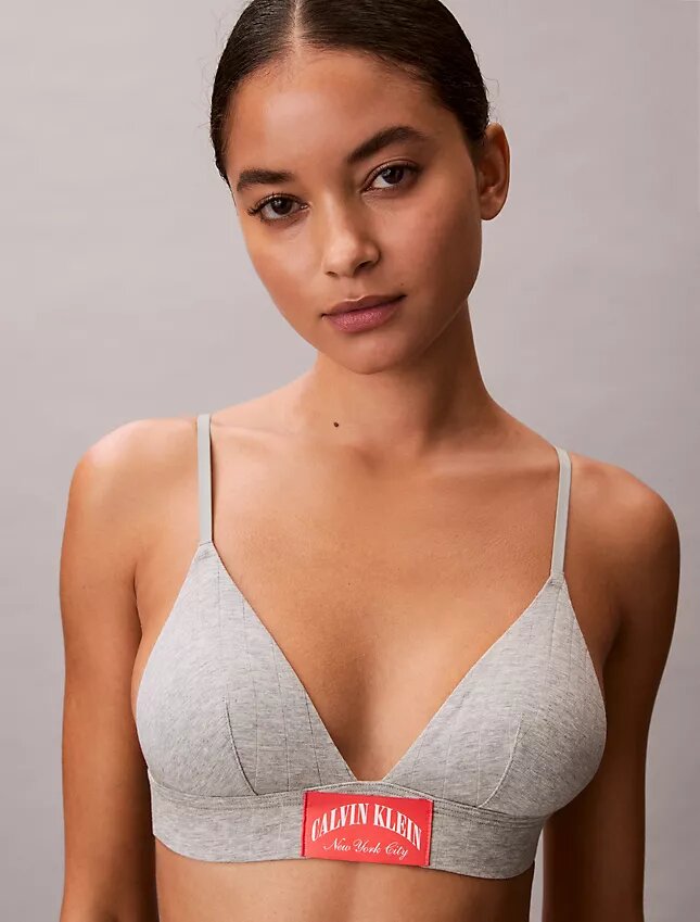 Heritage Classic Cotton Stretch Ελαφρώς επενδεδυμένο τριγωνικό Bralette Heritage Classic Cotton Stretch Ελαφρώς επενδεδυμένο τριγωνικό Bralette