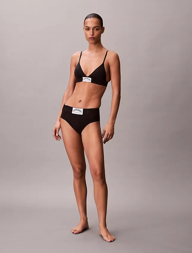Heritage Classic Cotton Stretch Ελαφρώς επενδεδυμένο τριγωνικό Bralette Heritage Classic Cotton Stretch Ελαφρώς επενδεδυμένο τριγωνικό Bralette
