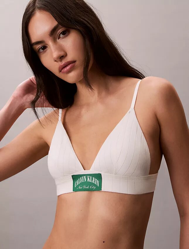 Heritage Classic Cotton Stretch Ελαφρώς επενδεδυμένο τριγωνικό Bralette Heritage Classic Cotton Stretch Ελαφρώς επενδεδυμένο τριγωνικό Bralette