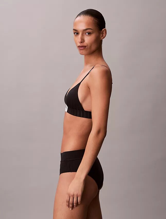 Heritage Classic Cotton Stretch Ελαφρώς επενδεδυμένο τριγωνικό Bralette Heritage Classic Cotton Stretch Ελαφρώς επενδεδυμένο τριγωνικό Bralette
