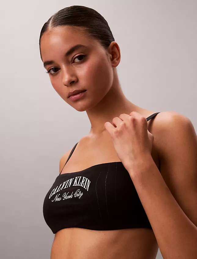 Heritage Classic Cotton Stretch ελαφρώς φοδραρισμένο bandeau Bralette Heritage Classic Cotton Stretch ελαφρώς φοδραρισμένο bandeau Bralette
