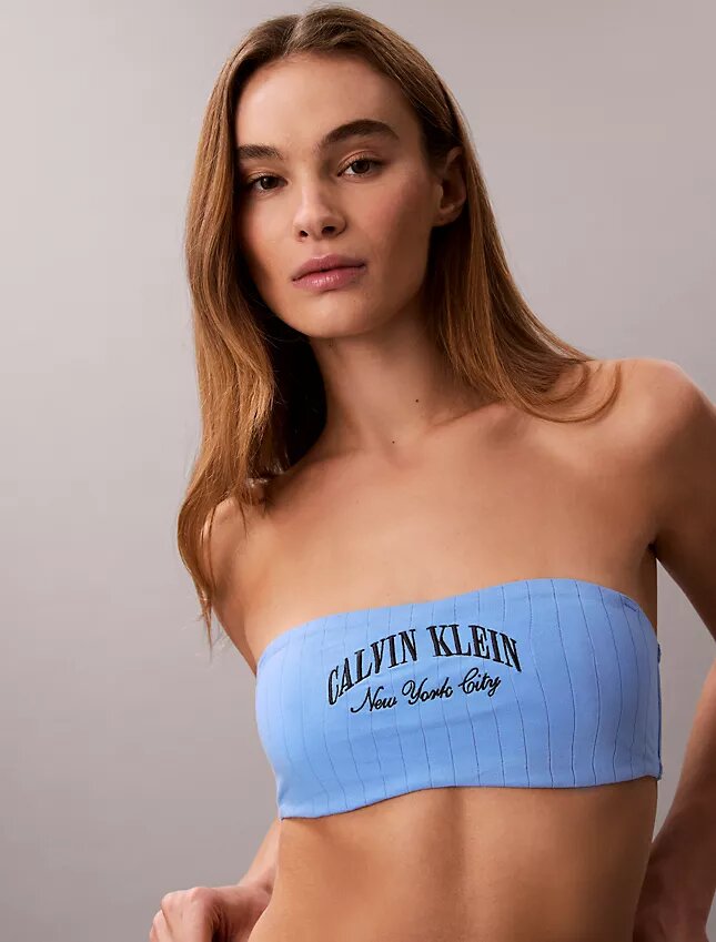Heritage Classic Cotton Stretch ελαφρώς φοδραρισμένο bandeau Bralette Heritage Classic Cotton Stretch ελαφρώς φοδραρισμένο bandeau Bralette