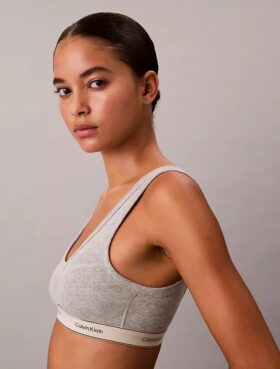 Heritage Cotton Stretch ελαφρώς φοδραρισμένο τριγωνικό Bralette