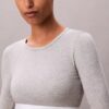 Icon Cotton Modal Ελαφρώς φοδραρισμένο μακρυμάνικο μπλουζάκι-Bralette