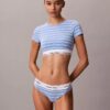 Icon Cotton Modal Ελαφρώς φοδραρισμένο T-Shirt Bralette
