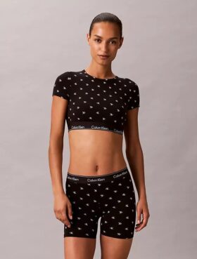 Icon Cotton Modal Ελαφρώς φοδραρισμένο T-Shirt Bralette