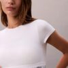 Icon Cotton Modal Ελαφρώς φοδραρισμένο T-Shirt Bralette