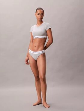 Icon Cotton Modal Ελαφρώς φοδραρισμένο T-Shirt Bralette