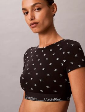 Icon Cotton Modal Ελαφρώς φοδραρισμένο T-Shirt Bralette