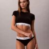 Icon Cotton Modal Ελαφρώς φοδραρισμένο T-Shirt Bralette