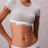 Icon Cotton Modal Ελαφρώς φοδραρισμένο T-Shirt Bralette