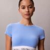 Icon Cotton Modal Ελαφρώς φοδραρισμένο T-Shirt Bralette