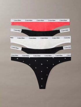 Icon Logo 5-Pack Mixed Thong