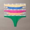 Icon Logo 5-Pack Mixed Thong