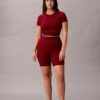 Icon Shapewear Μπλούζα με κοντά μανίκια